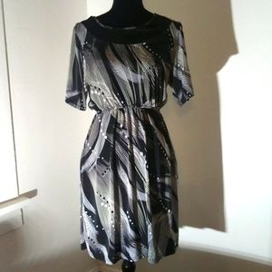 Black and White Dress